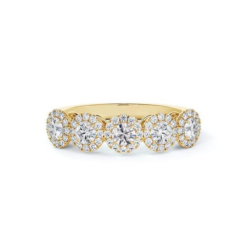 Center of My Universe® Five Stone Halo Band